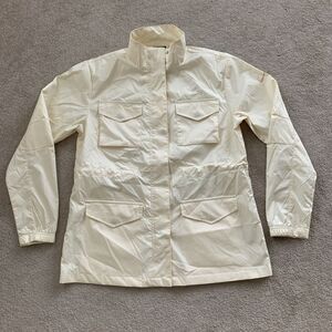 Nike Womens Jacket L Yellow Sportswear M65 Woven Coat Ladies Casual Active‎